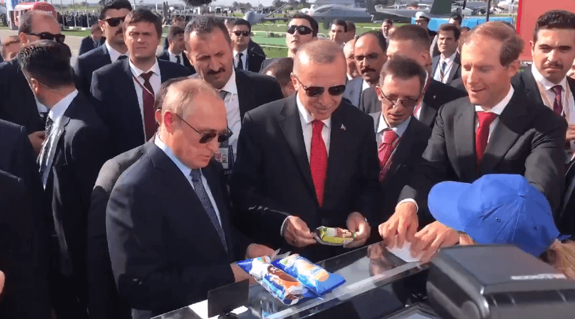 Putin buying Erdogan ice cream