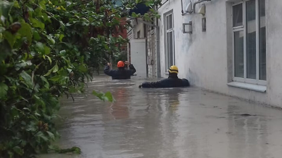 Tuapse flooded