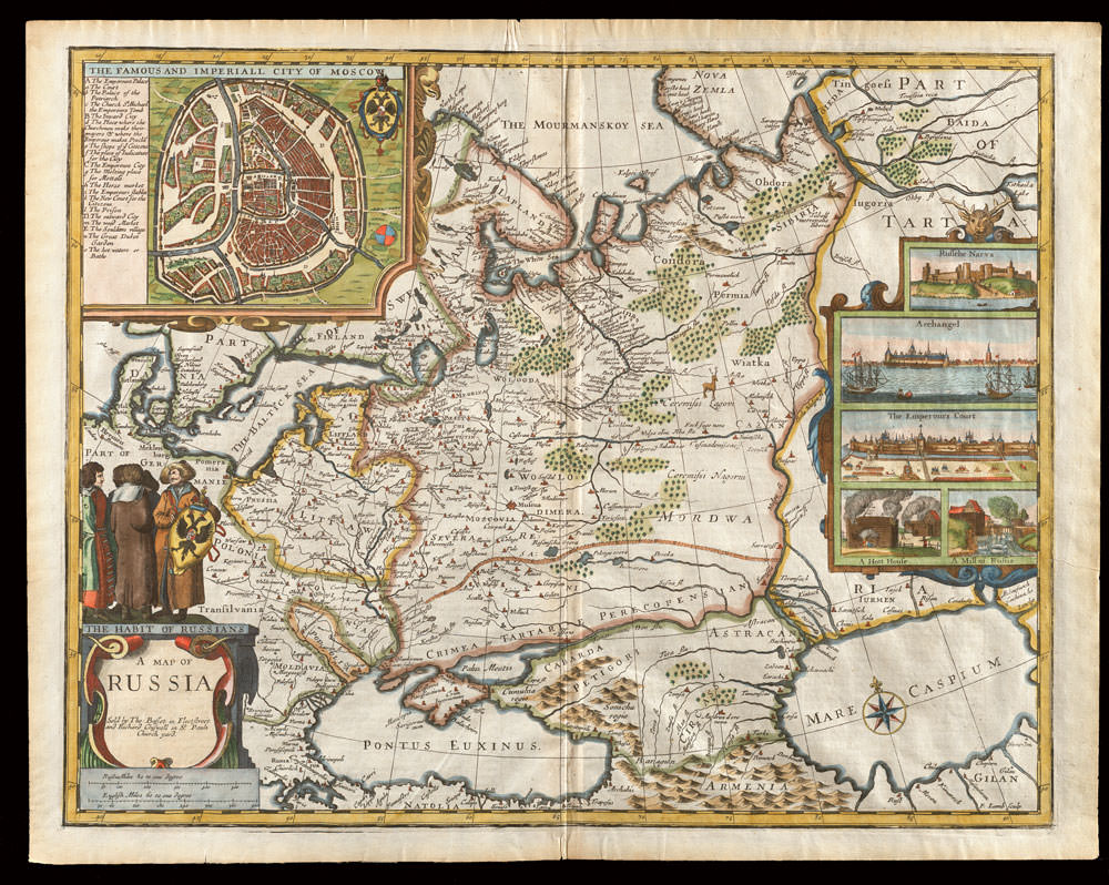 John Speed's Map of Russia