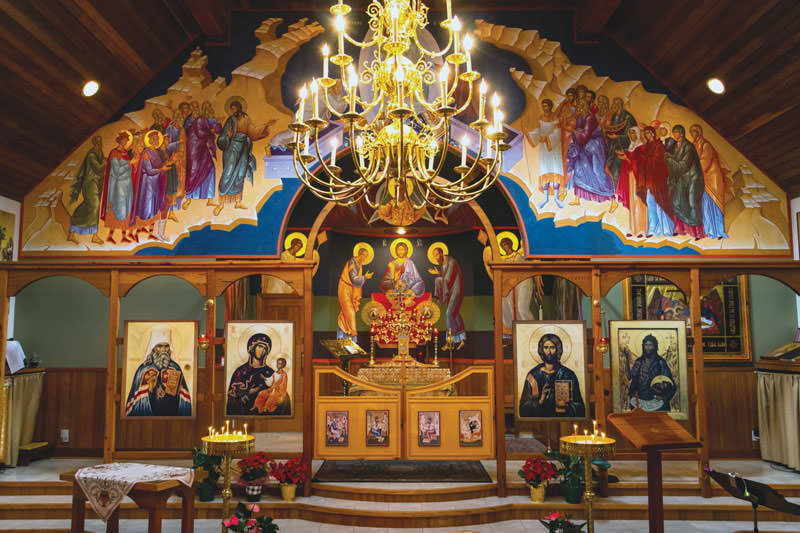 More inside the church