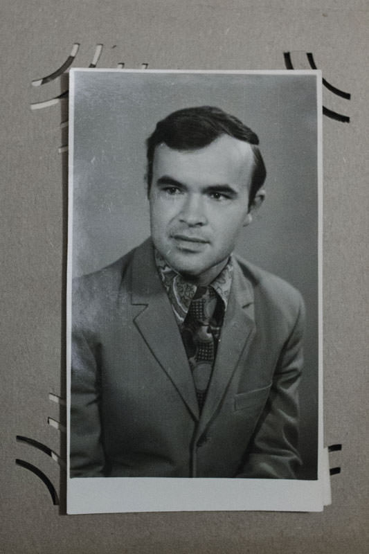 Victor as a young man