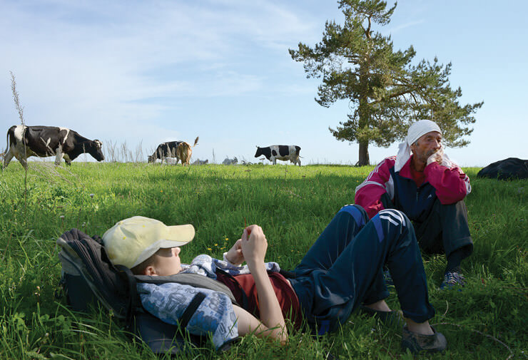 Relaxing in Mari Village