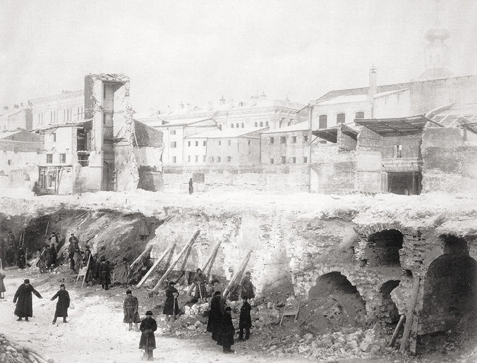 Red Square excavated