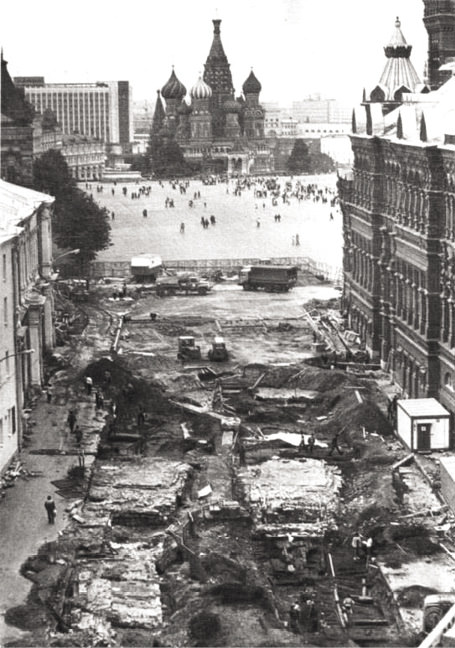 1987 excavations at Red Square