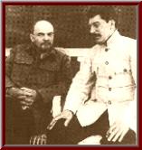 Vladimir Lenin and Joseph Stalin