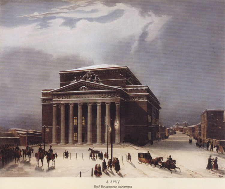 Bolshoi Theater in early 19th century