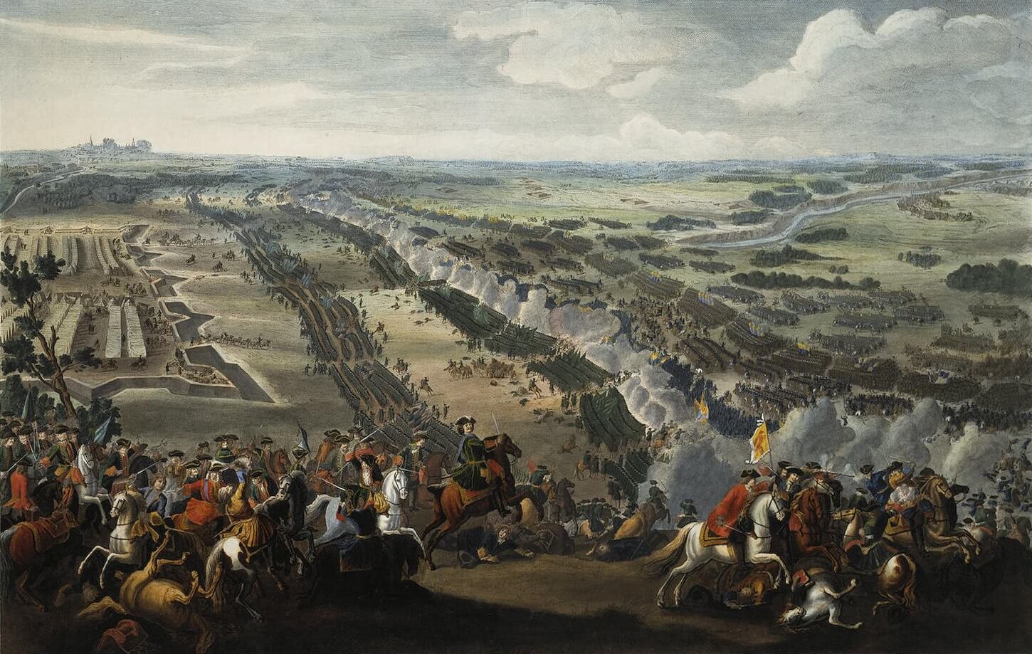 Battle of Poltava, painting