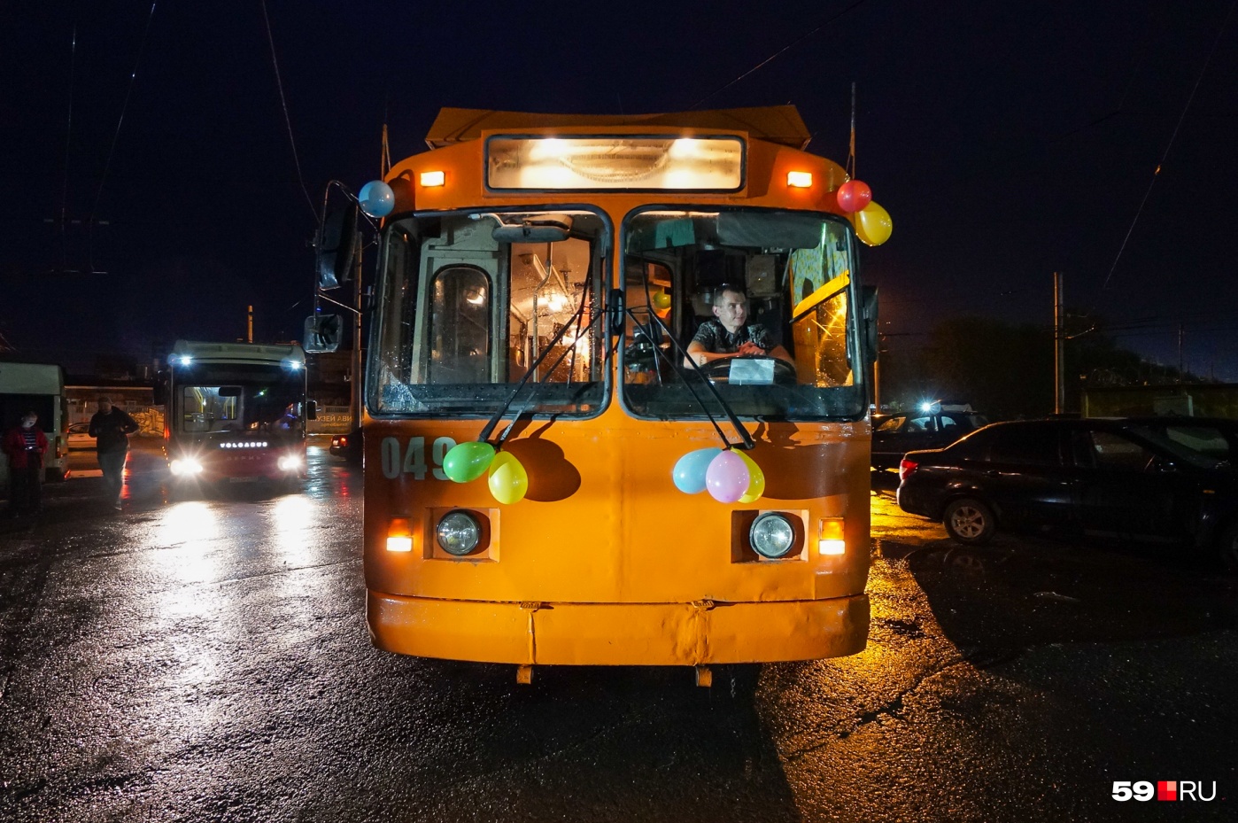 Last trolley in Perm