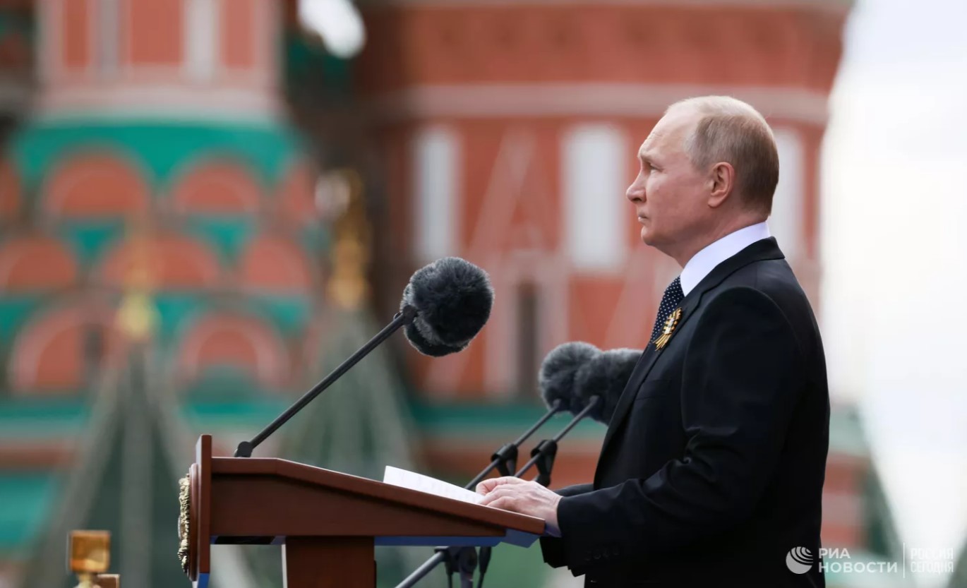 Putin at victory day 2022