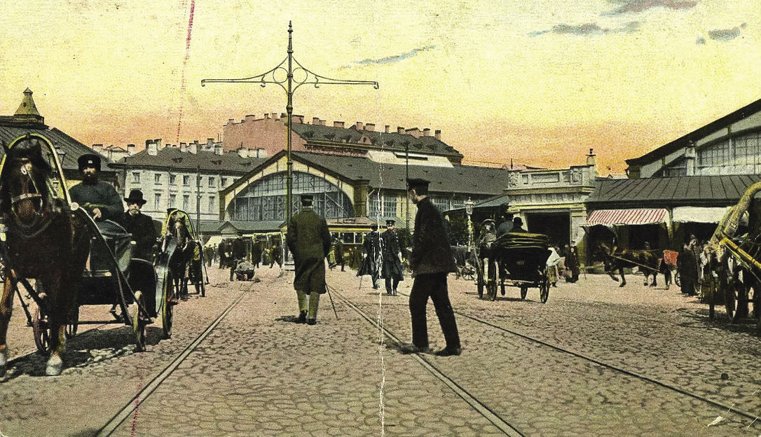 Postcard of Sennaya Square