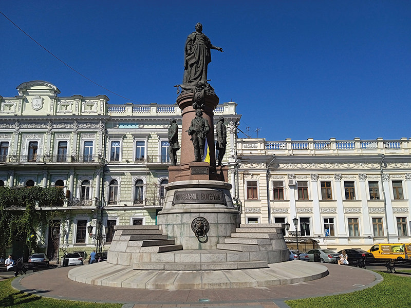 Statue of Catherine the Great in Odesa