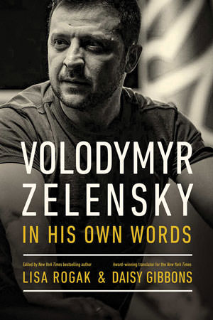 Cover of book about Zelensky