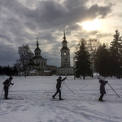 Skiing