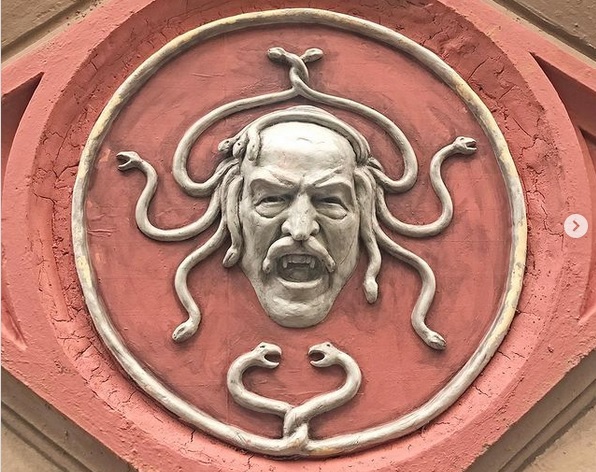 A Mustachioed Medusa