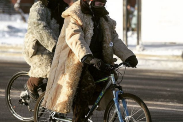 Exercise! Frozen bikes, illegal yoga, sturdy stolen statues