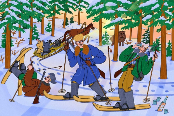 How Russians Hunt in Winter